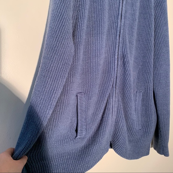 L.L. Bean Men’s Blue Sweater Full Zip | 2X - Picture 5 of 6